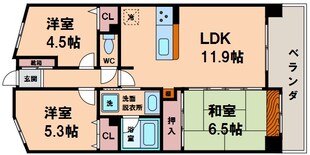 ライオンズマンション阿倍野阪南町第2の物件間取画像